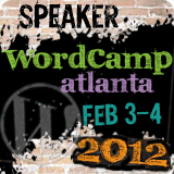 Speaking at WordCamp Atlanta